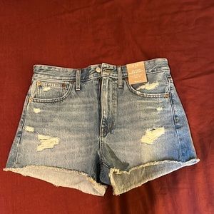 Madewell relaxed midrise denim shorts